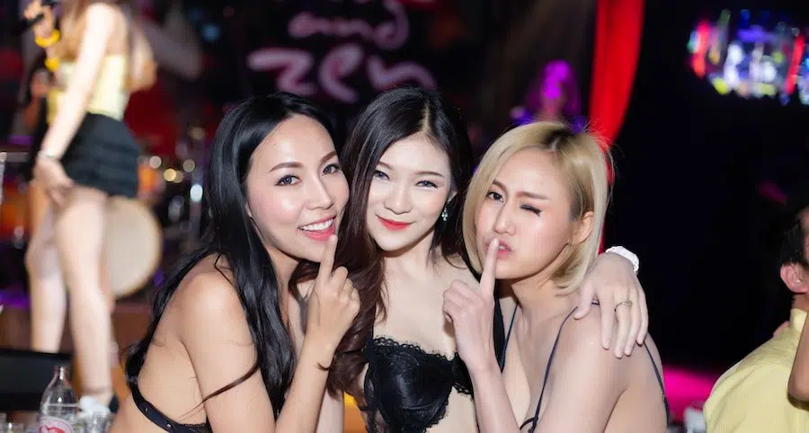 Thai models working with Party Bangkok