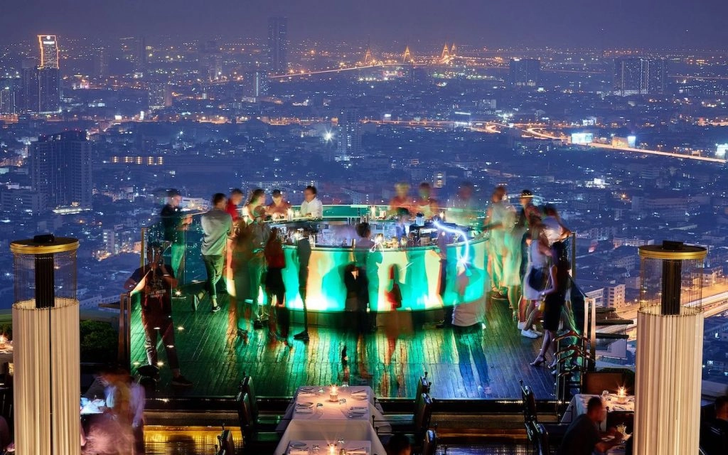 Bangkok Nightlife Lebua Skybar