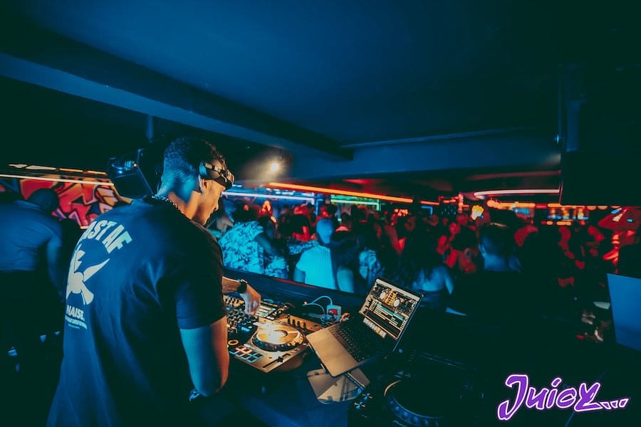 DJ playing at Juicy Bangkok