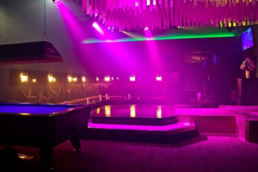 private vip room in a gentlemen club in Bangkok