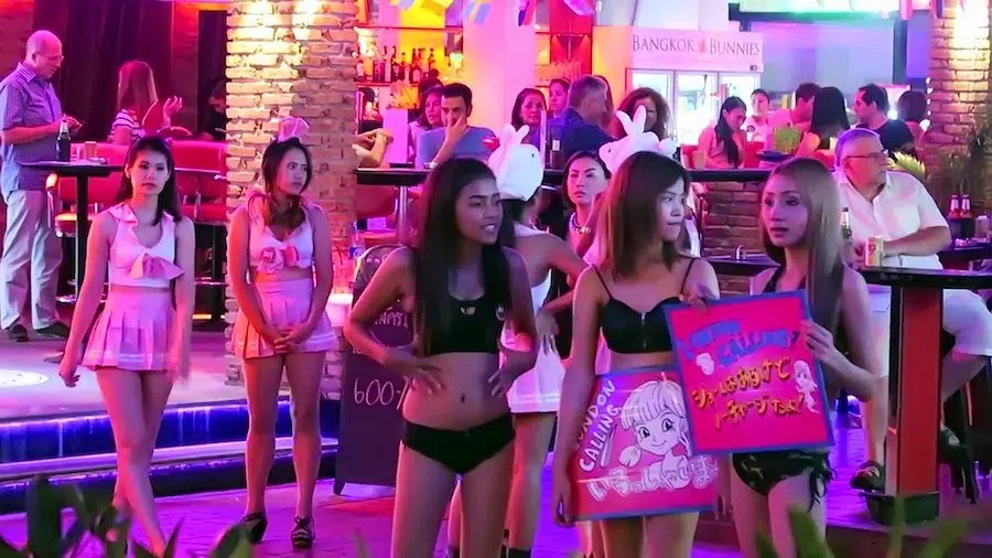 girls working at Nana Plaza in Bangkok
