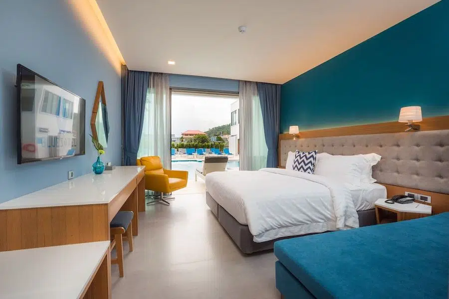 hotel room at adults only hotel Bluesotel Krabi