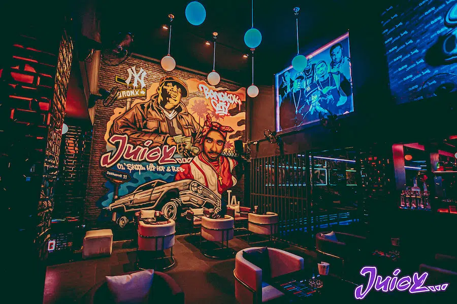 interior of Juicy Bangkok nightclub