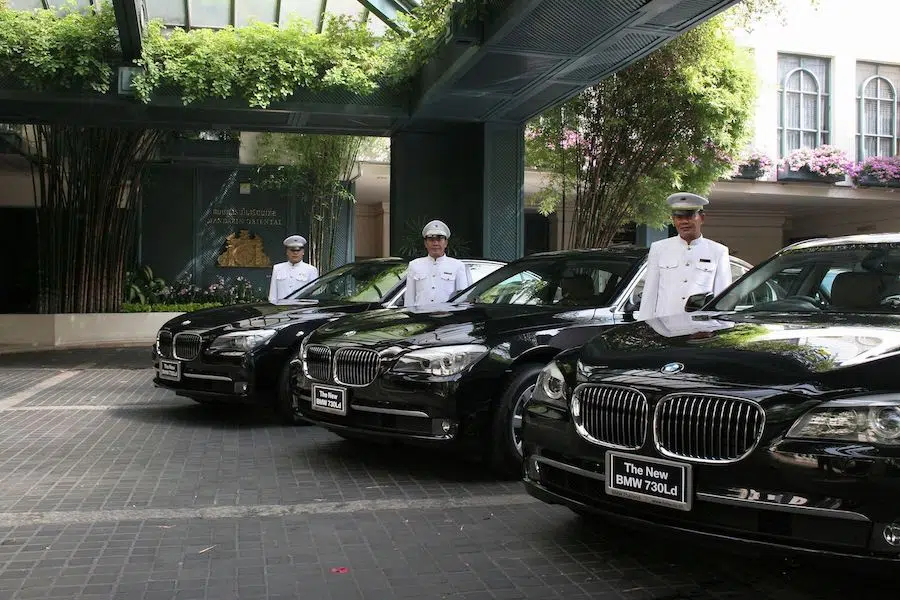 limousine service at Mandarin Oriental