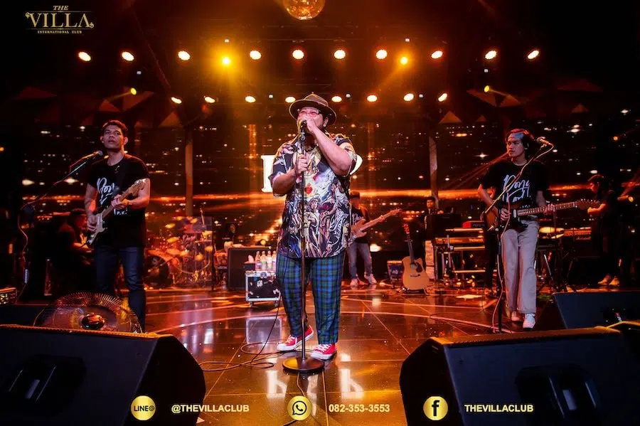 live performance at the Villa international club in Bangkok