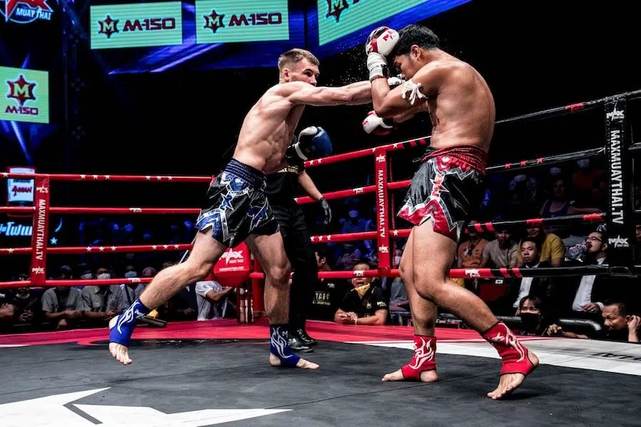 Muay Thai fight at Max Muay Thai stadium in Pattaya