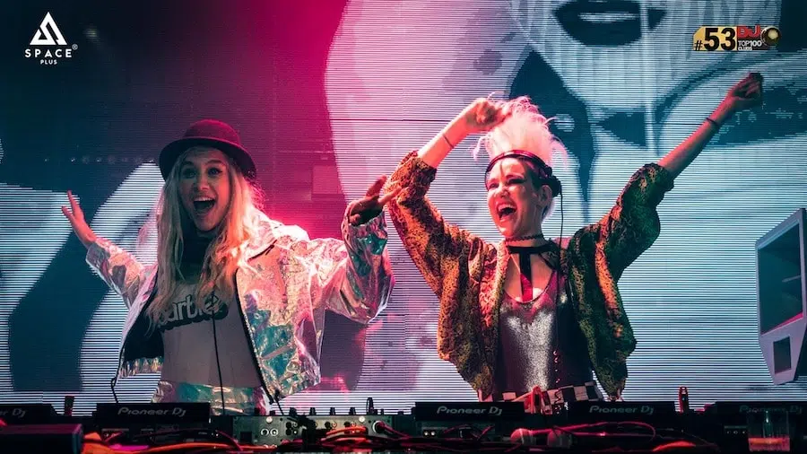 nervo playing at Spaceplus club in Bangkok