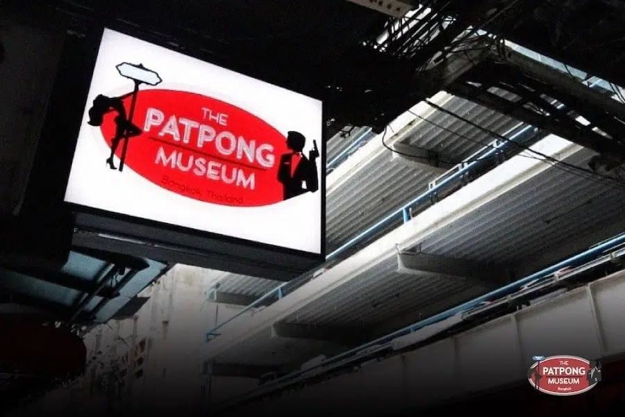 Patpong museum street sign