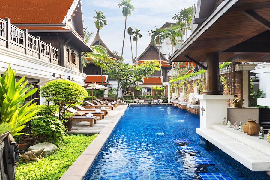 pool villas at Baan Davis in Bangkok