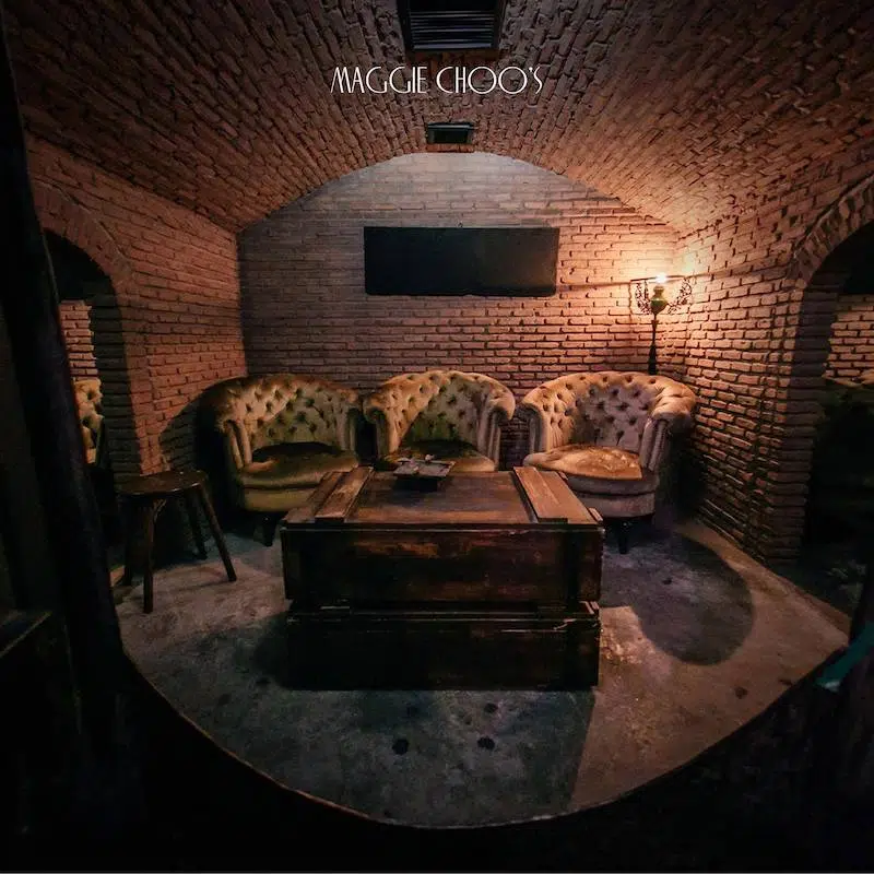 private vip room in old vault at Maggie Choo's Club in Bangkok