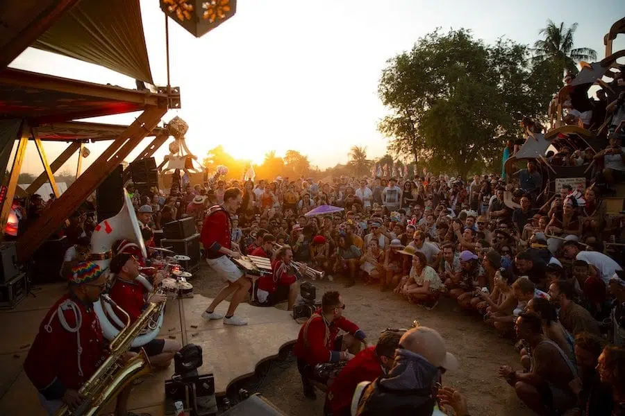 live music at Wondrefruit Festival in Thailand