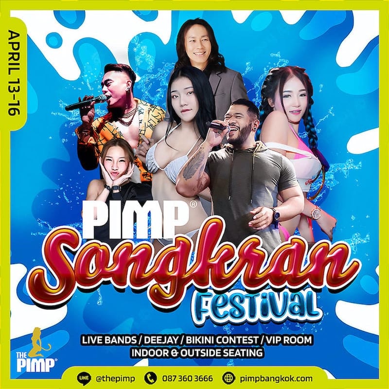 the pimp bangkok songkran festival 2022
