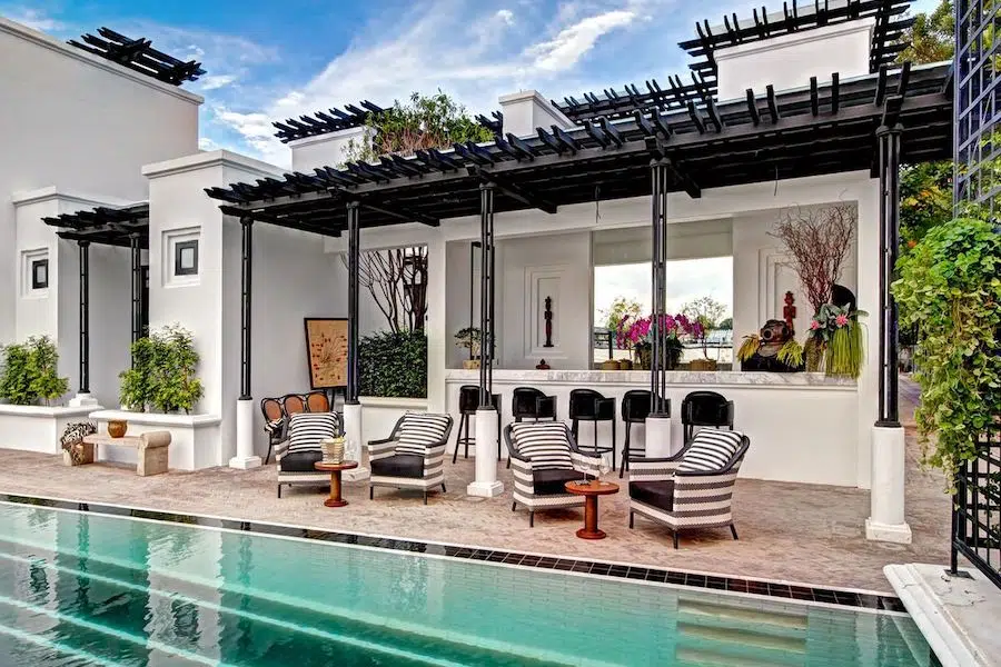 Outdoor Pool at the Siam Hotel Pool Villa in Bangkok