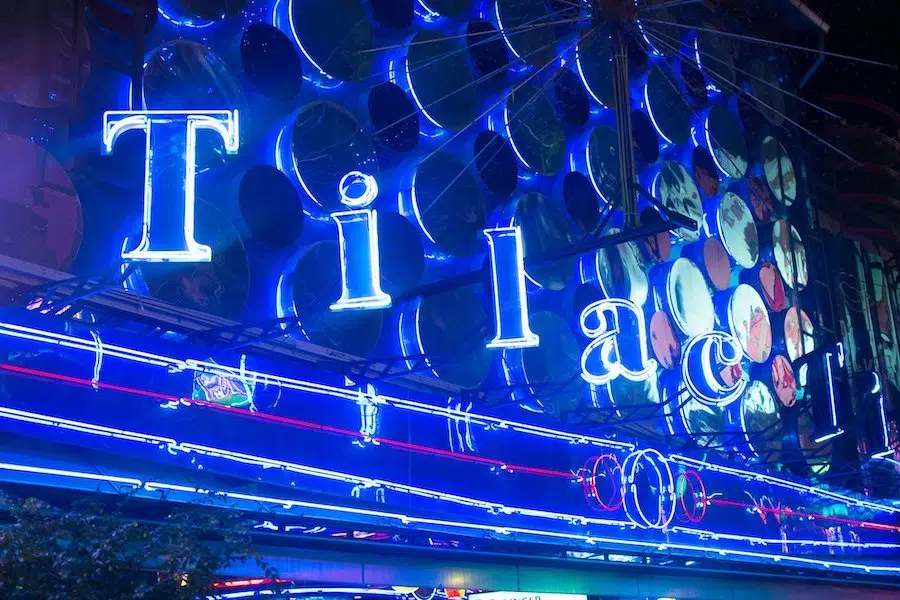 neon sign of Tilac gogo bar in Soi Cowboy