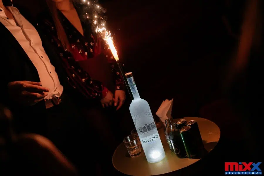 VIP bottle at Mixx Bangkok