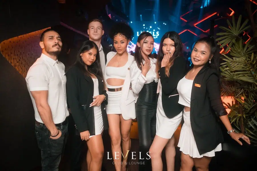 VIP host team at Levels Club Bangkok