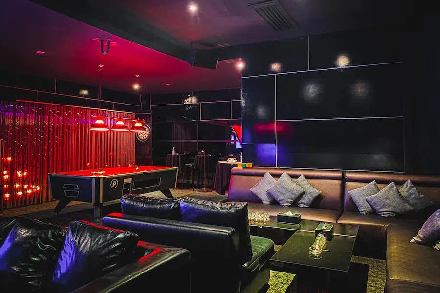 VIP room at Czech gentleme club in Bangkok