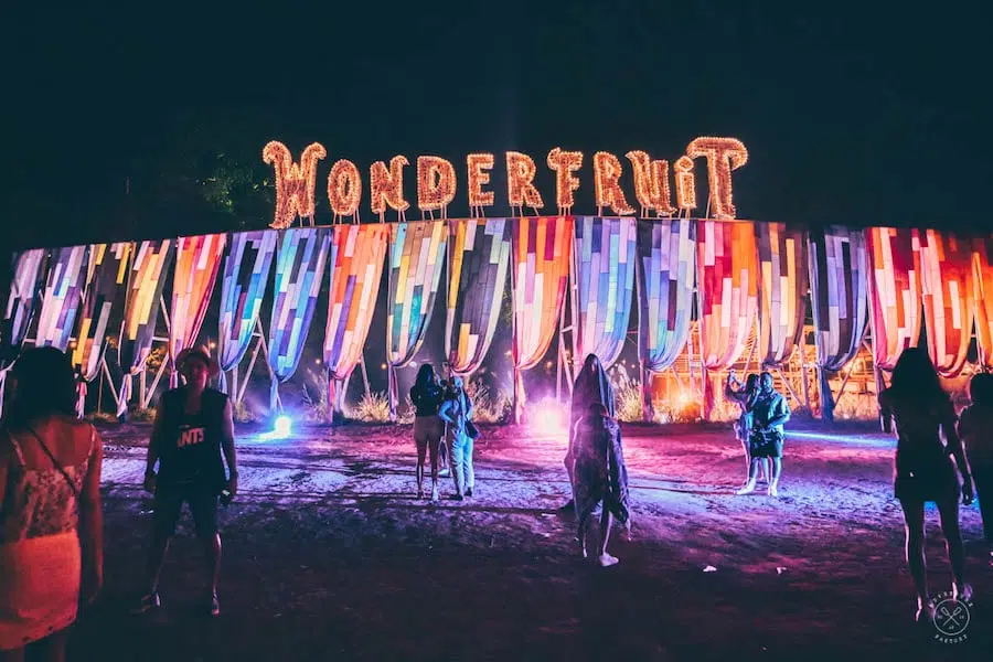 Wonderfruit festival in Chon Buri Thailand